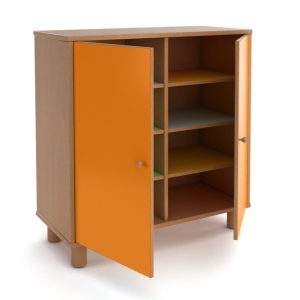 Mobile 8 caselle + 2 ante per arredamento scolastico – AB Company