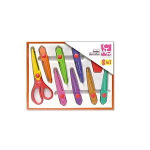 Forbici decorative con 8 lame intercambiabili