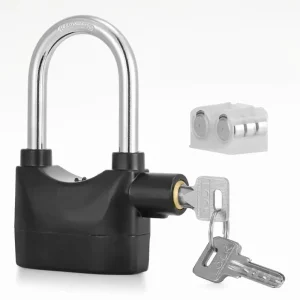 Lucchetto allarme sonoro 110 db antifurto con sensore di vibrazione