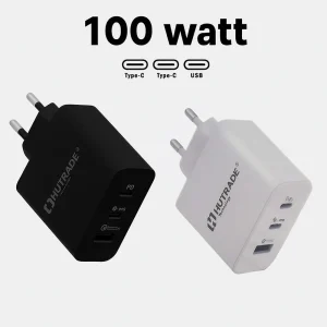 Alimentatore caricatore 100W 2 porte Type-C 1 USB carica ultra veloce