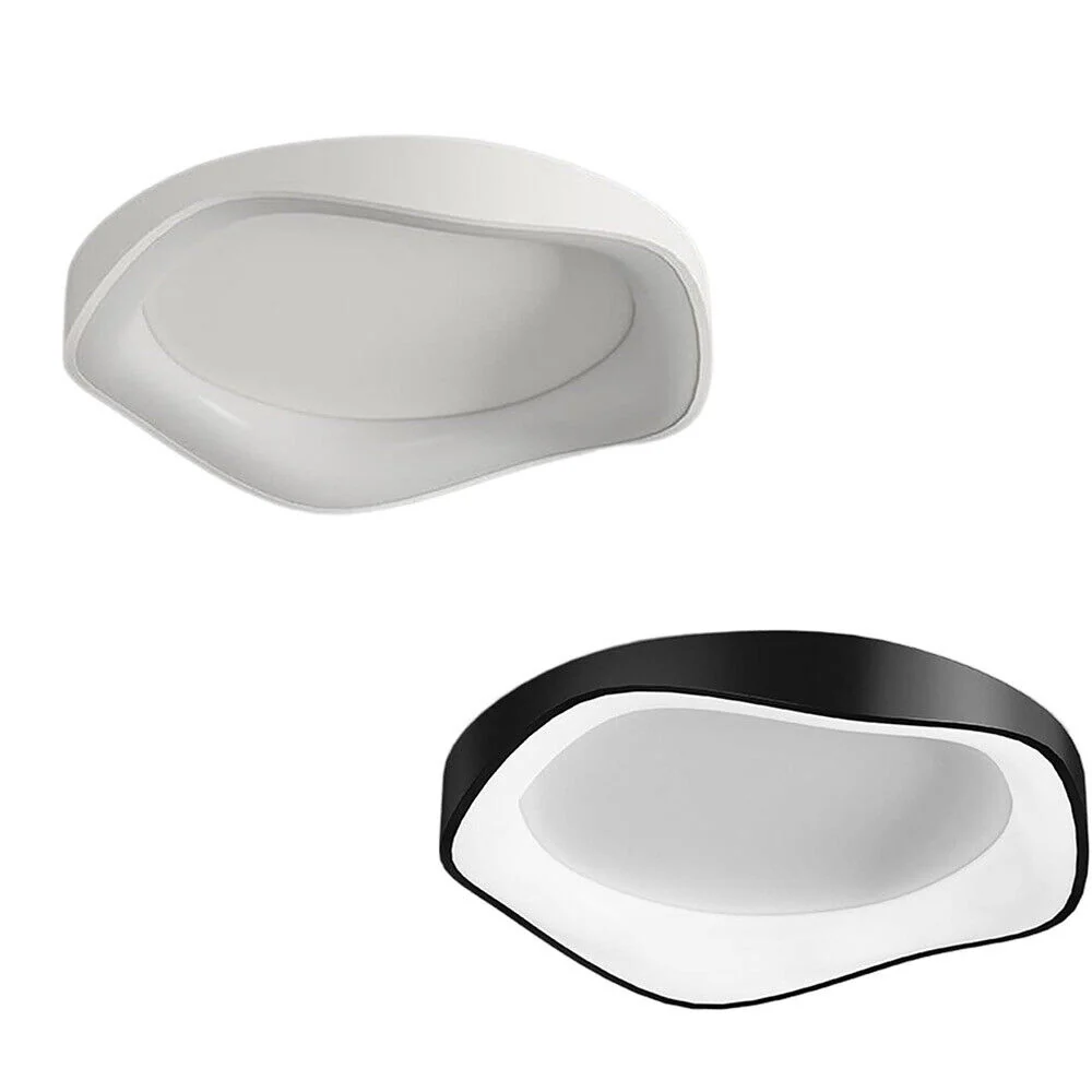 Plafoniera led a onda moderna 38 watt CCT tre colorazione di luce - immagine 4