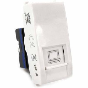 Presa di rete LAN RJ45 8Pin compatibile con matix UTP CAT 5E 1P