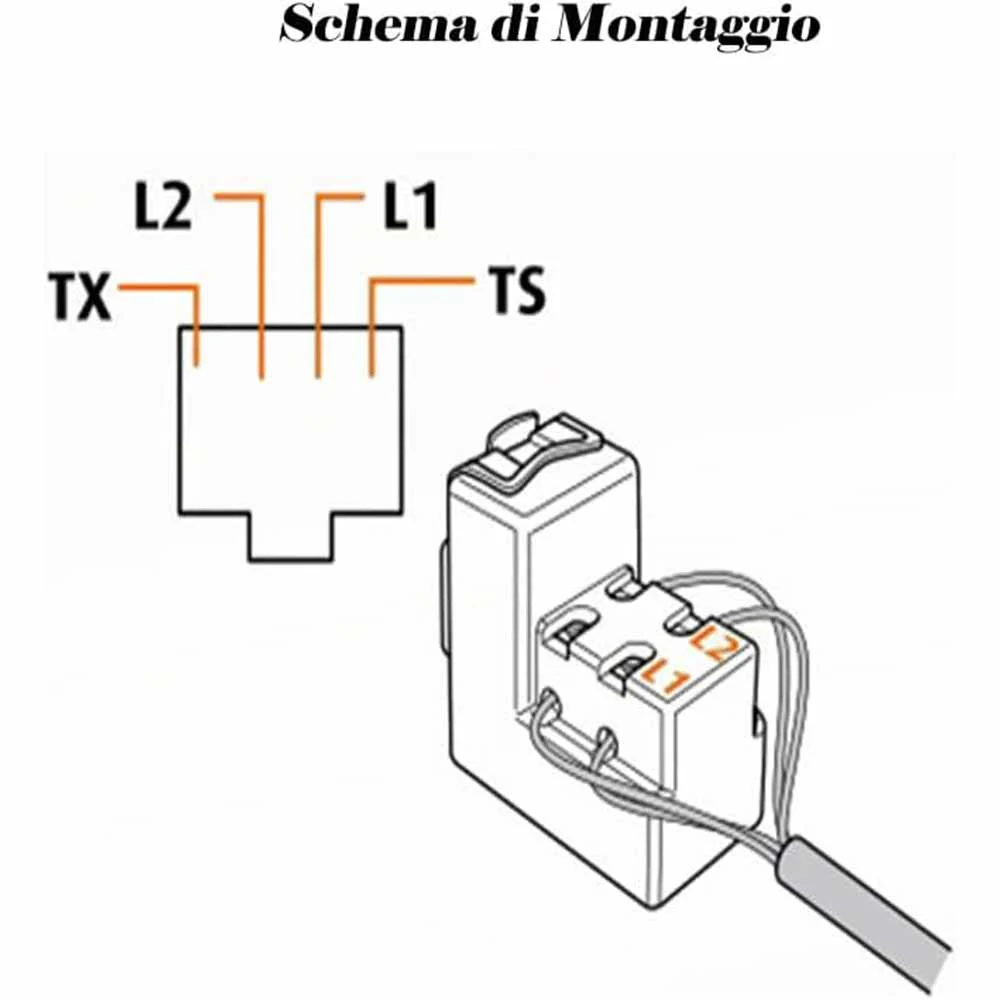 Presa telefonica RJ11 compatibile con matix modulo per telefono - immagine 4